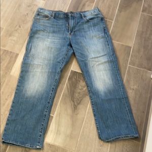 Lucky Brand 181 Relaxed Straight Blue Jeans 36x30